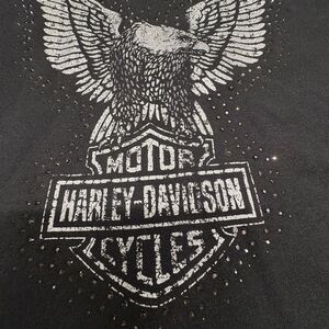 Harley-Davidson Black and White Eagle sweatshirt